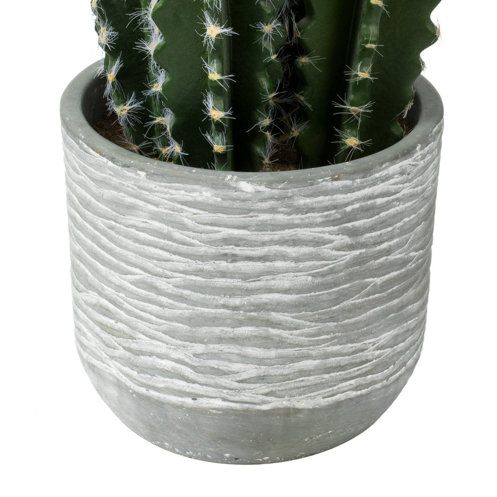 Vickerman 17" Artificial Green Cactus Plant.