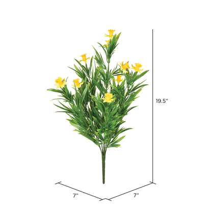 Vickerman 19.5" Artificial Mini Daffodil Bush UV Coated.
