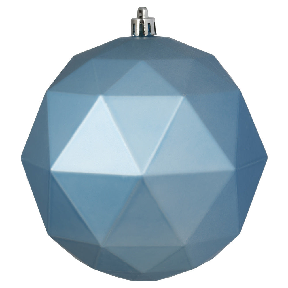 Vickerman 4.75" Periwinkle Matte Geo Ball 4/Bg