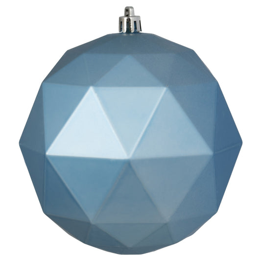 Vickerman 4.75" Periwinkle Matte Geo Ball 4/Bg