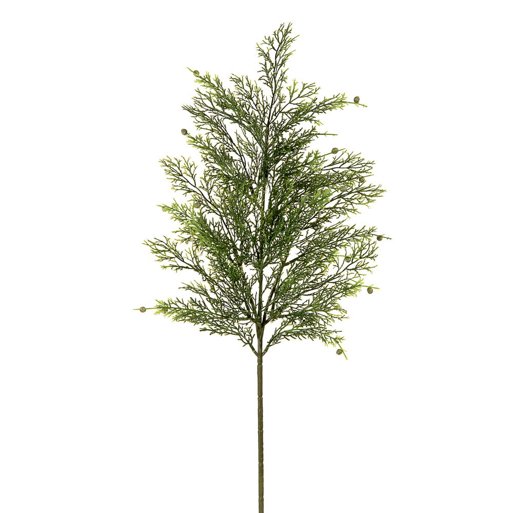 Vickerman 27" Artificial Cedar Spray. Includes 2 sprays per pack.