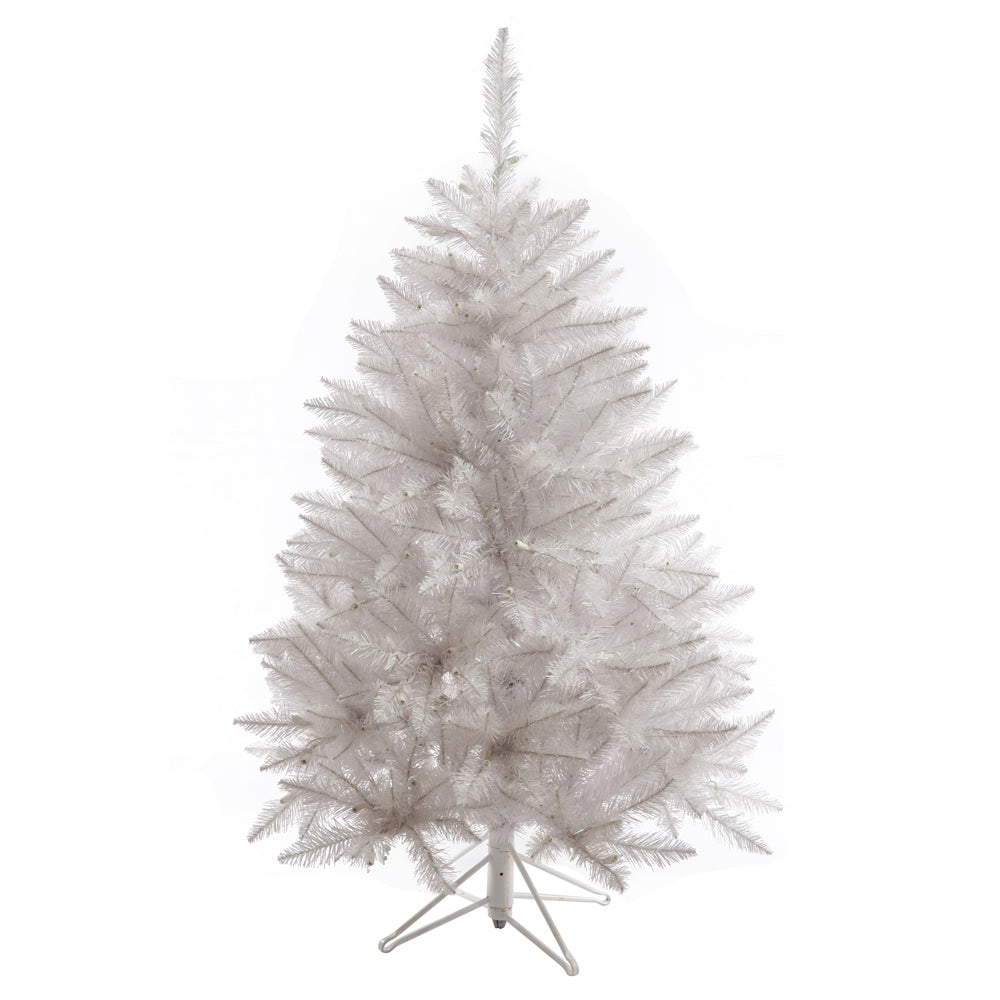 Vickerman 4.5' Sparkle White Spruce Artificial Christmas Tree Unlit