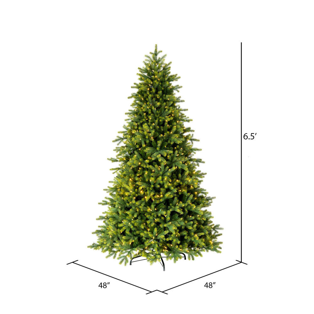 Vickerman 6.5' x 48" Jersey Fraser Fir Artificial Christmas Tree Unlit