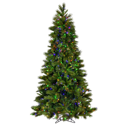 Vickerman 12' x 73" Brighton Pine Artificial Christmas Tree LED Color Changing Lights