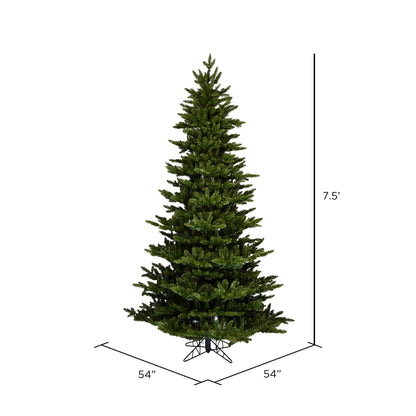 Vickerman 7.5' x 54" Natural Fraser Fir Artificial Christmas Tree Unlit
