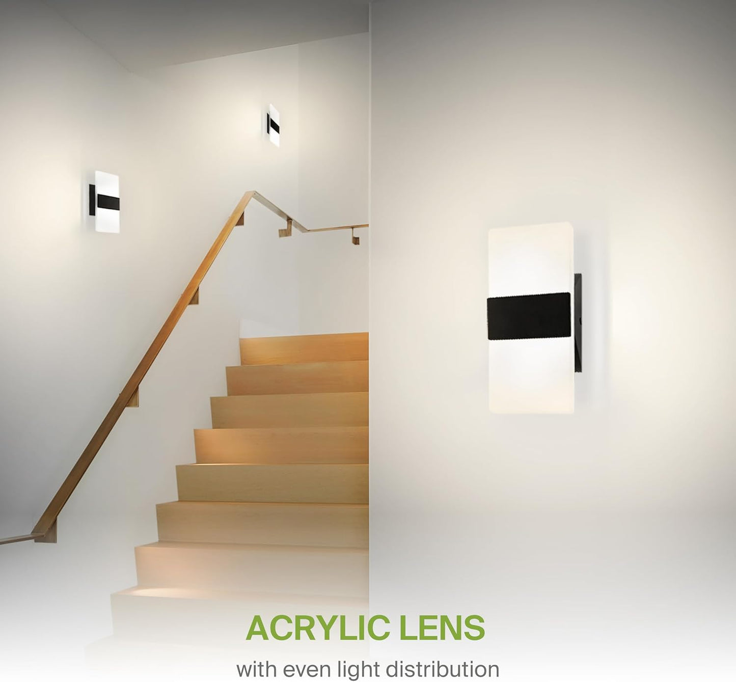 ASD Lighting LED Wall Sconce 10W 120V Triac 2700/3000/3500/4000/5000K Black ETL