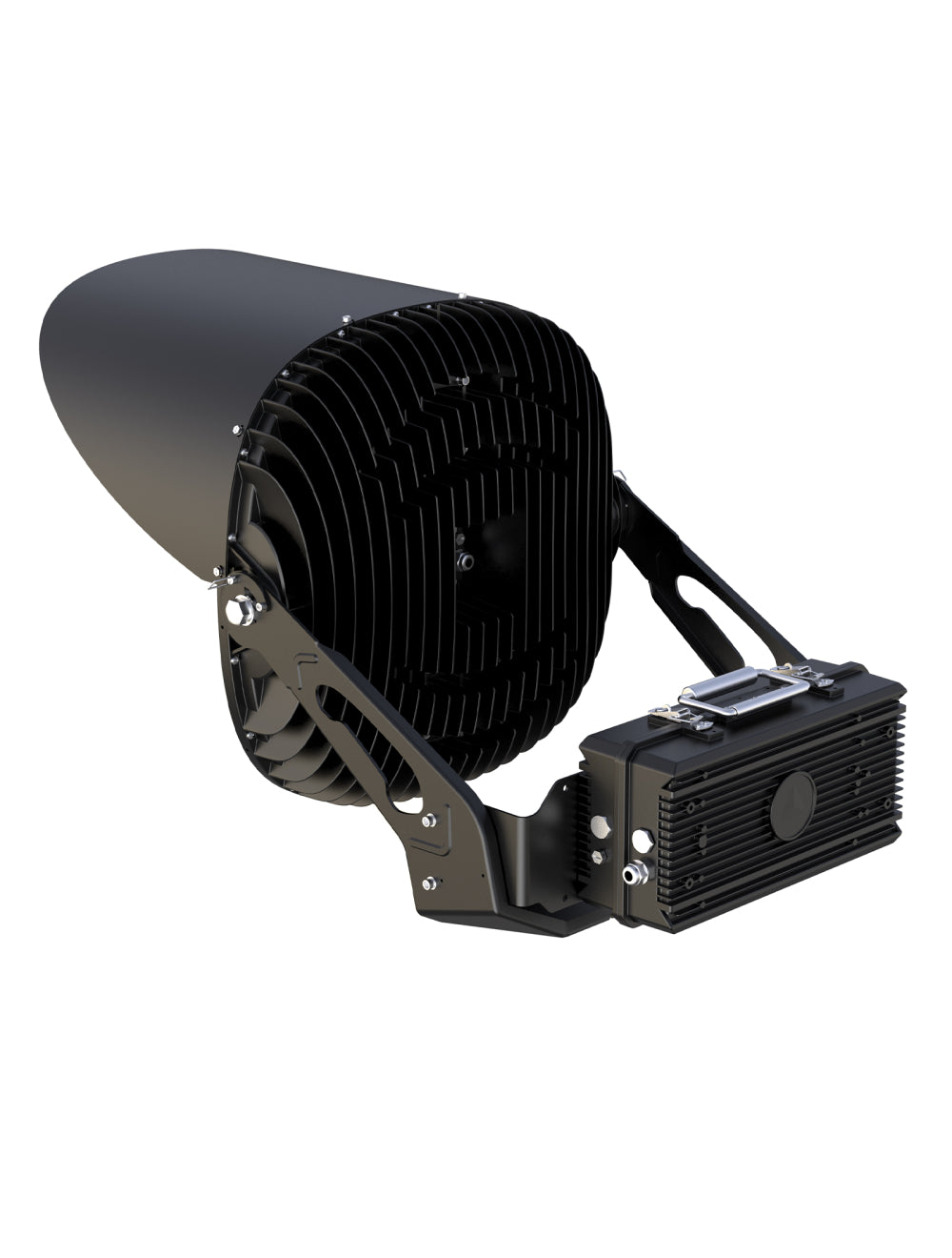 ASD Lighting LED Sport Light 40° 600/750/1000W 200-480V 0-10V Dimmable 150Lm/W 5000K Black UL DLC Premium