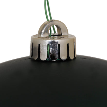 Vickerman 8" Midnight Green Matte Ball Ornament