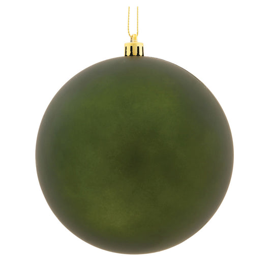 Vickerman 12" Moss Green Matte Ball Ornament