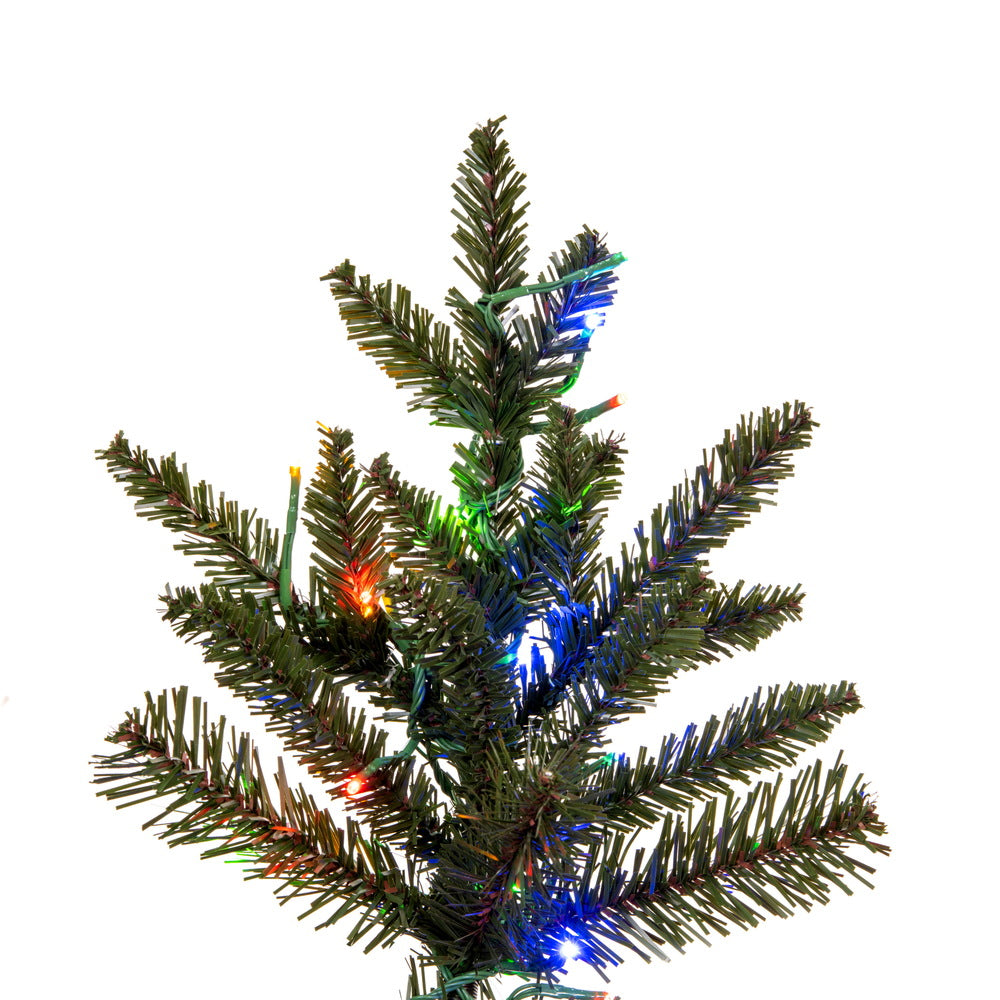 Vickerman 6.5' x 41" Natural Slim Fraser Fir Tree 3mm LED Color Changing Lights.