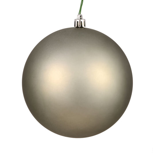 Vickerman 6" Wrought Iron Matte Ball Ornament 4 per Bag