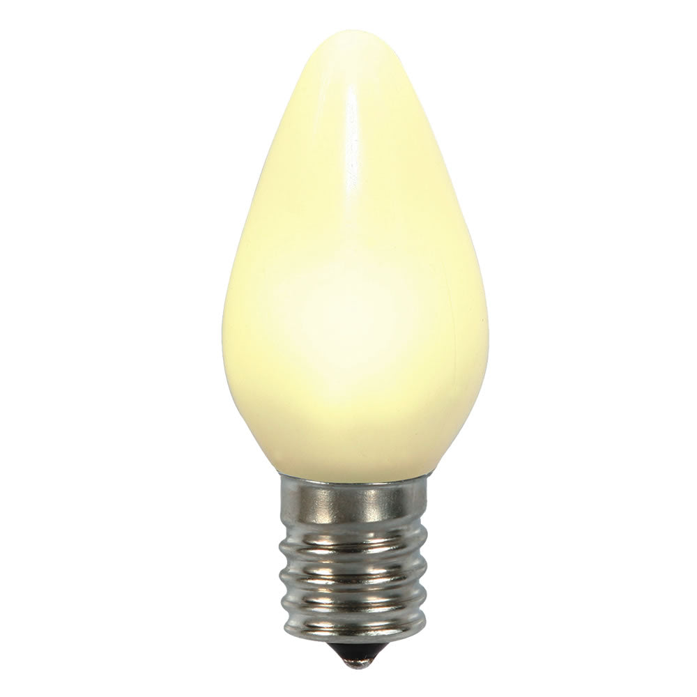 Vickerman Warm White Ceramic C7 LED Replacement Bulb, 5 per Bag