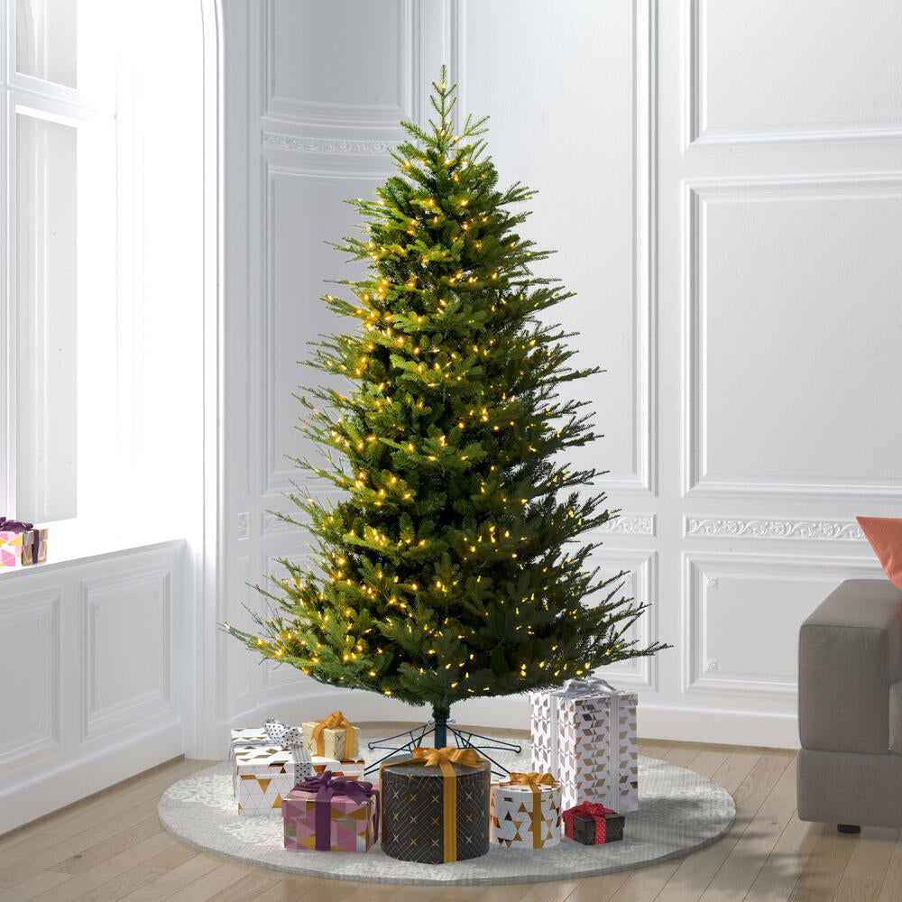 Vickerman 7.5' x 60" North Shore Fraser Fir Artificial Christmas Tree LED Warm White Lights