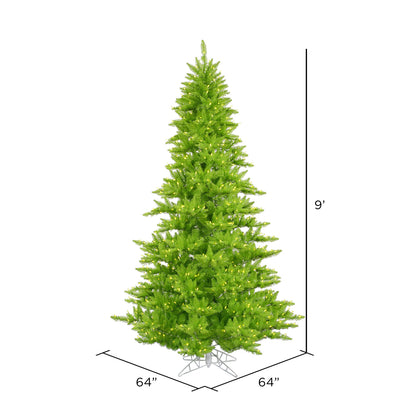 Vickerman 9' Lime Fir Artificial Christmas Tree Lime  Dura-lit LED Lights