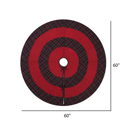 Vickerman Decorative 60" Highlands Collection Christmas Tree Skirt