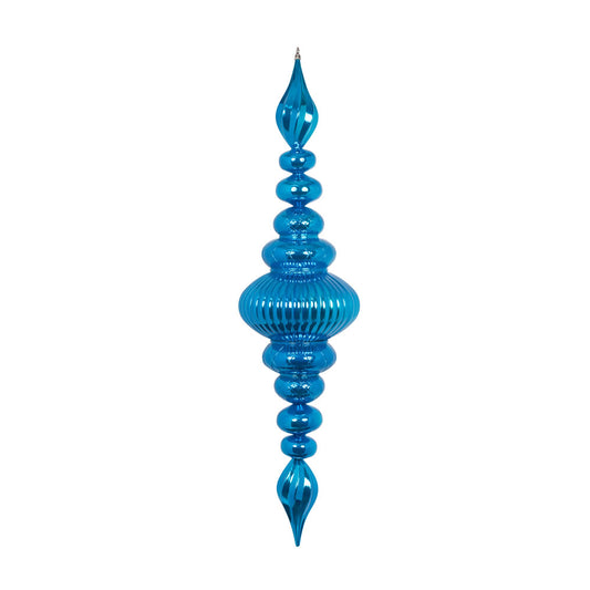 Vickerman 41" Turquoise Shiny Finial Ornament