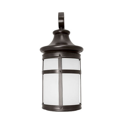 Euri Lighting EOL-WL17BRZ-1030E Residential LED 12.5-Watt Outdoor Wall Lantern Wet Rated Non-Dimmable in 3000K