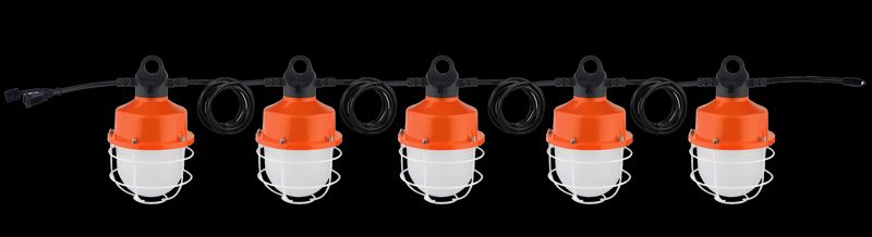 Westgate LED Construction / Temporary Light With Socket For Linking Multiple Units, Industrial Lighting, 75W, 12500 Lumens, 5000K