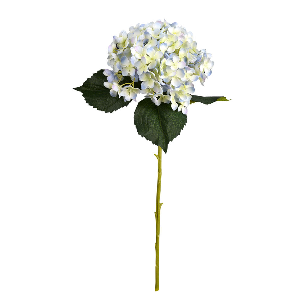Vickerman 19" Artificial Blue Hydrangea Spray. Includes 3 sprays per pack.