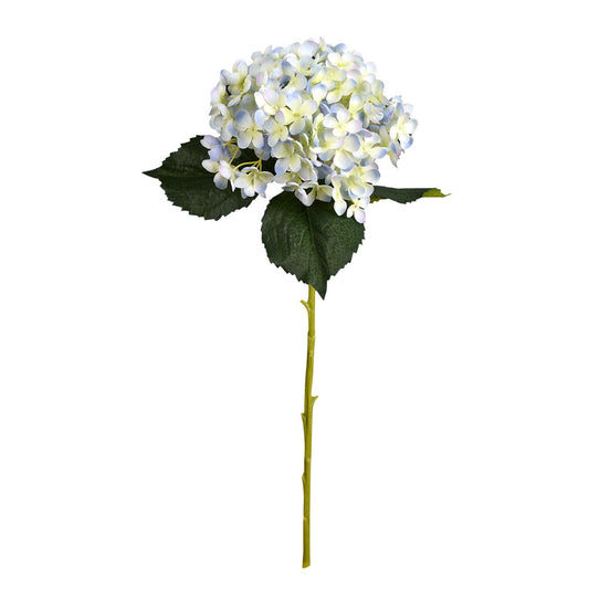 Vickerman 19" Artificial Blue Hydrangea Spray. Includes 3 sprays per pack.