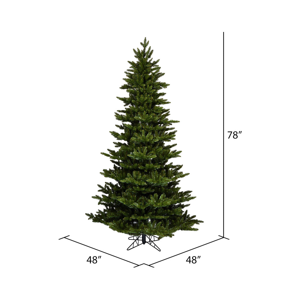 Vickerman 6.5' x 48" Natural Fraser Fir Artificial Christmas Tree Unlit