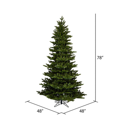 Vickerman 6.5' x 48" Natural Fraser Fir Artificial Christmas Tree Unlit