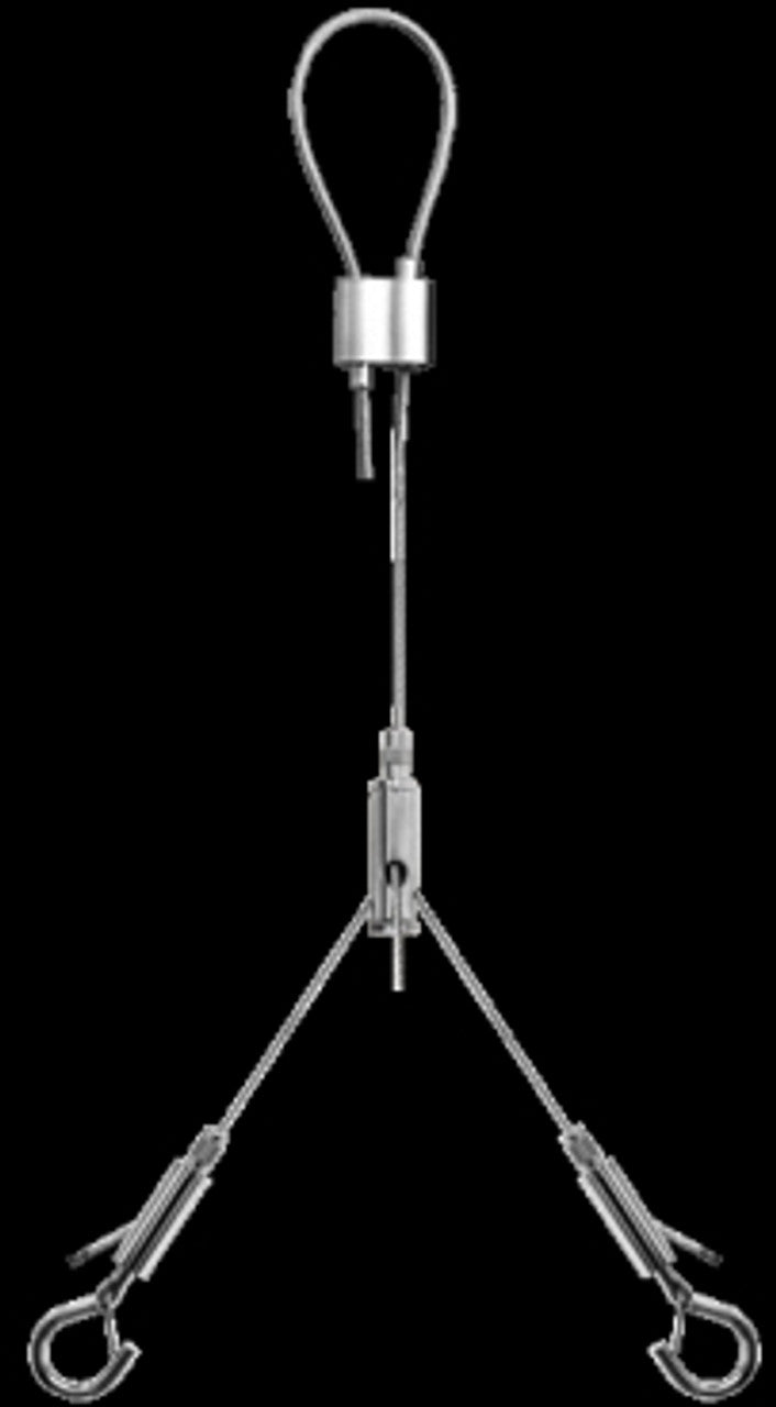 Westgate Suspended Lighting T-Bar Clip With Suspension Hole On Top, Wing Nut And Washer Incl., Commercial Indoor Lighting