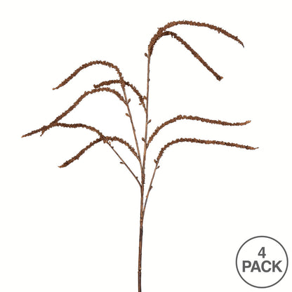 Vickerman 29" Artificial Brown Willow Spray. Includes 4 sprays per pack.