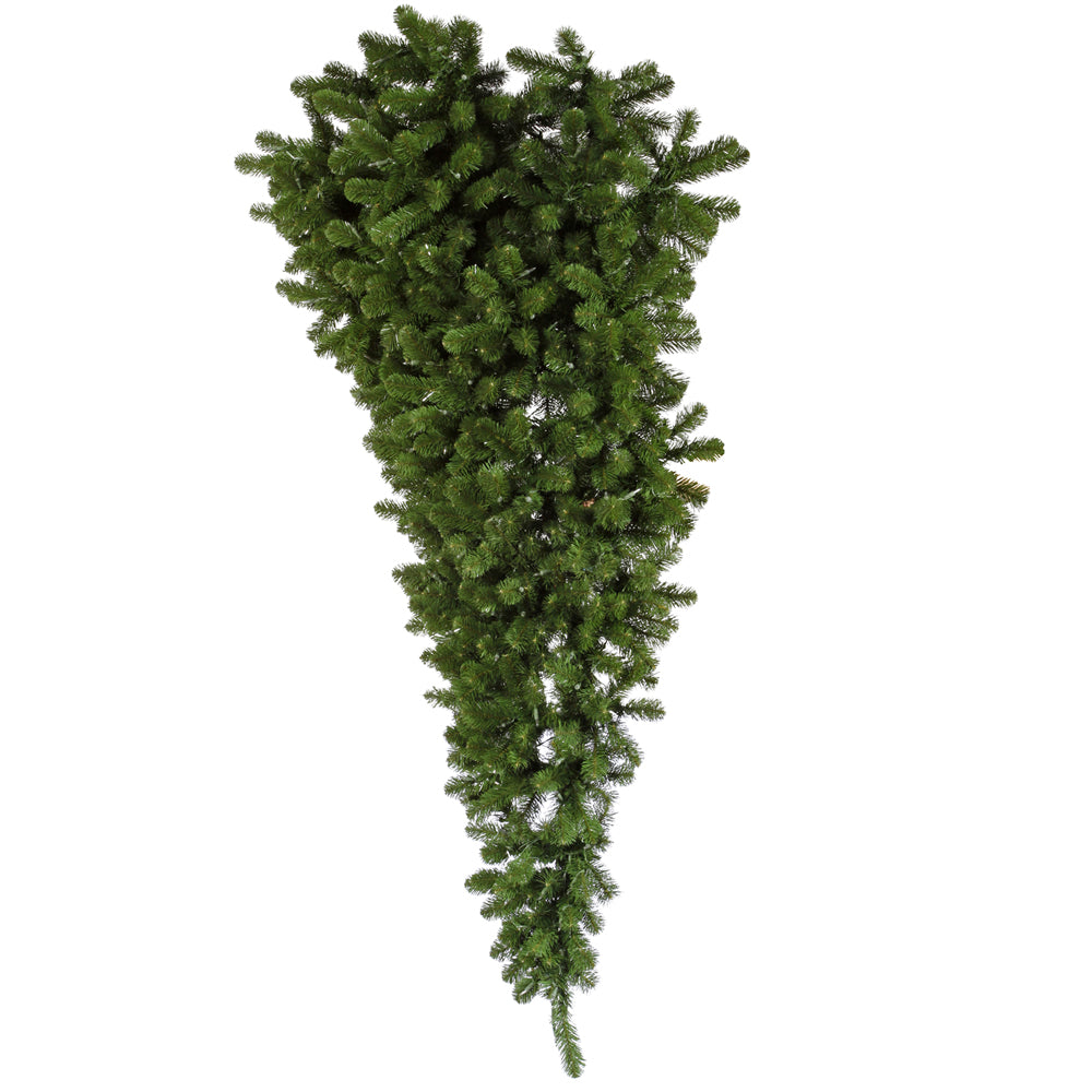 Vickerman 6' American Upside Down Artificial Christmas Half Tree Unlit