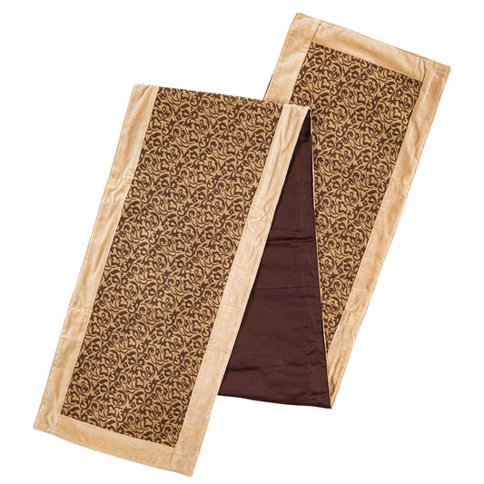 Vickerman Decorative 14" x 90" Brocade Brilliance Table Runner