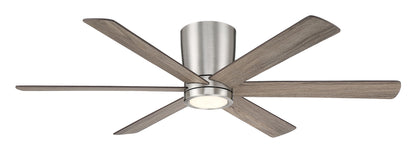 Wind River Fans Coldwater 52 Inch Indoor/Outdoor, 3 Speeds Wi-Fi Enabled Smart Flush Mount Ceiling Fan