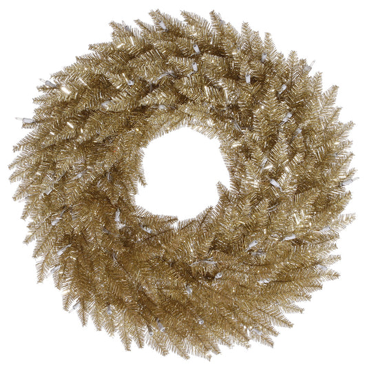 Vickerman 60" Champagne Fir Artificial Christmas Wreath Unlit