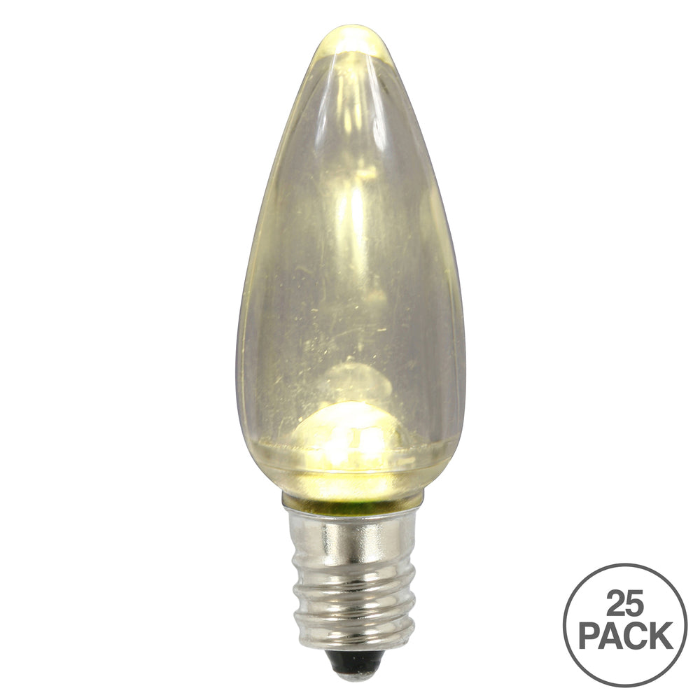 Vickerman C9 Twinkle Transparent Plastic LED Warm White Dimmable Bulb 25 per bag
