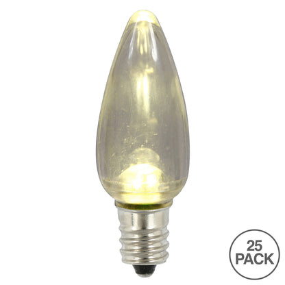 Vickerman C9 Twinkle Transparent Plastic LED Warm White Dimmable Bulb 25 per bag