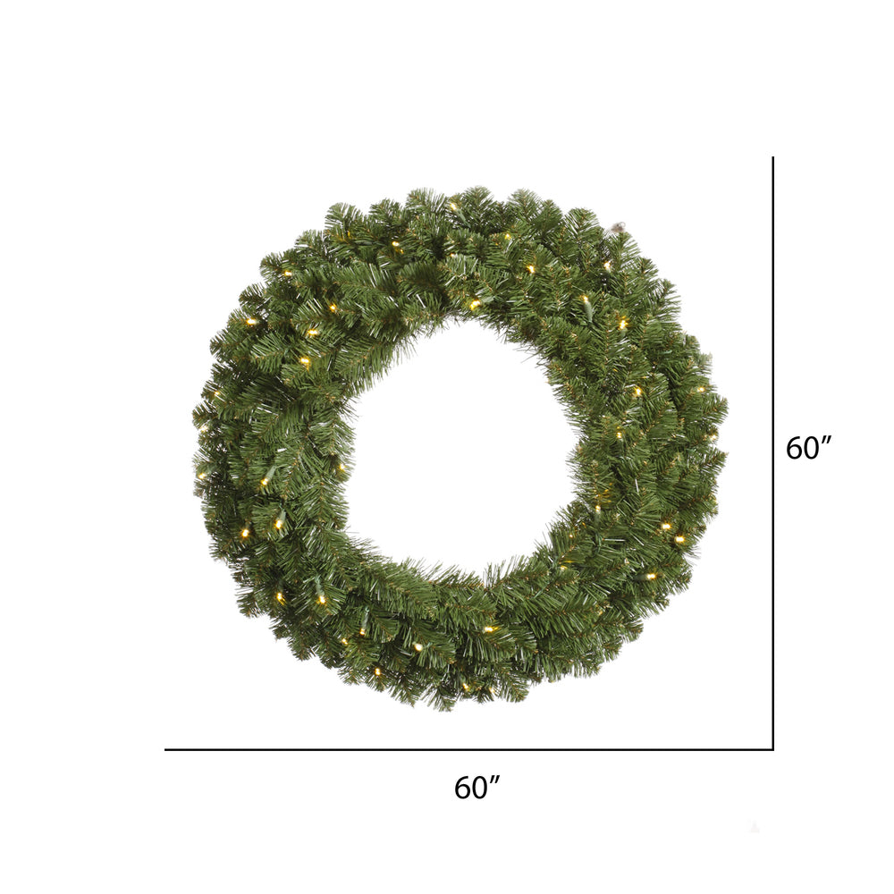 Vickerman 60" Grand Teton Double Sided Artificial Christmas Warm White Wide Angle LED Lights