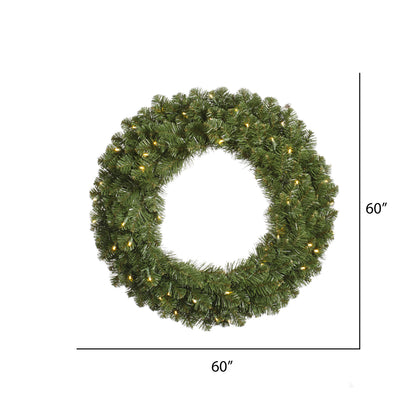 Vickerman 60" Grand Teton Double Sided Artificial Christmas Warm White Wide Angle LED Lights
