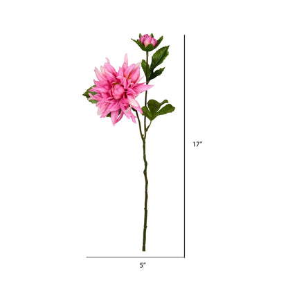 Vickerman 17" Artificial Purple Dahlia Spray. Includes 6 sprays per pack.