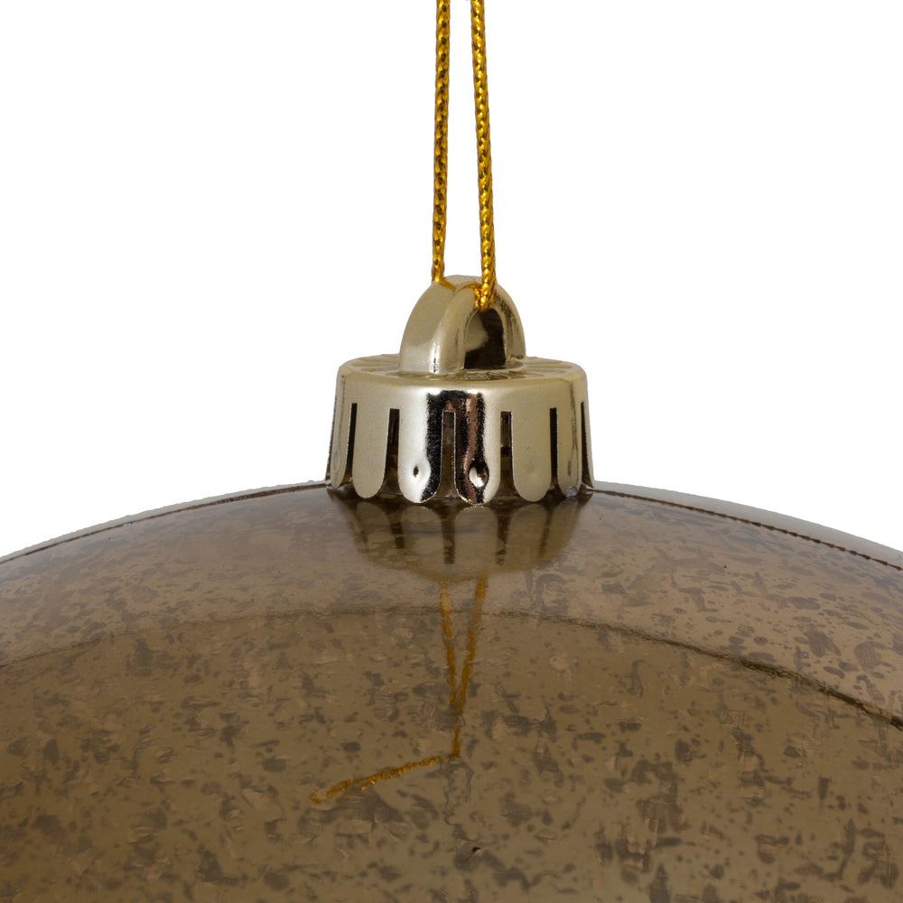 Vickerman 10" Mocha Shiny Mercury Ball Ornament