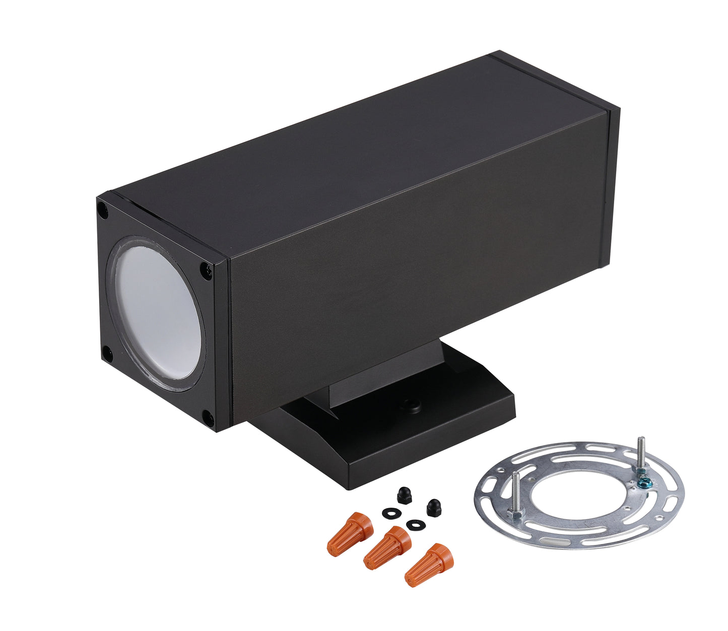 ASD Lighting LED Square Outdoor Wall Cylinder Up and Down 18W CCT Selectable 3000/4000/5000K Dimmable Oil Rubbed Bronze ETL