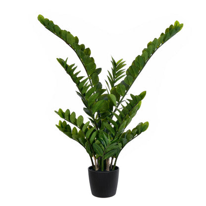 Vickerman 43" Potted Green Zamifolia Artificial Bush.