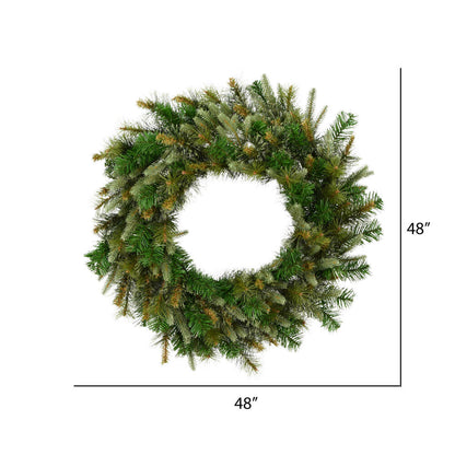 Vickerman 48" Cashmere Artificial Christmas Wreath Unlit
