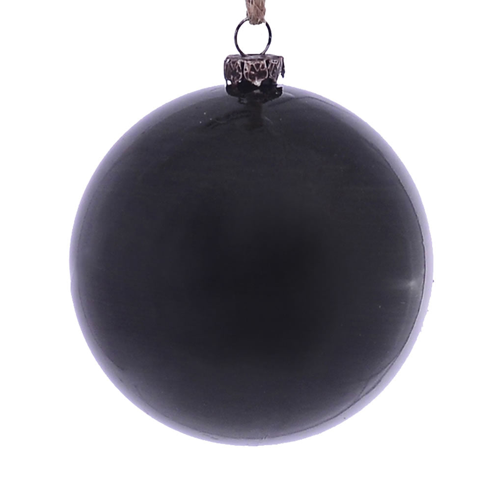 Vickerman 3" Moss Green Wood Grain Ball Ornament. These ornaments are the perfect addition to any holiday decorating project. They features a light wood grain pattern. Includes 6 pieces per pack.