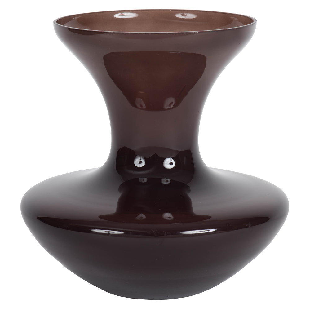 Vickerman 9" Black Gourd Glass Container