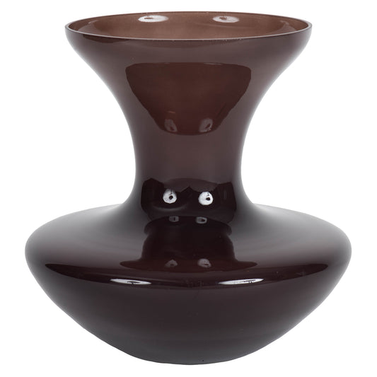 Vickerman 9" Black Gourd Glass Container