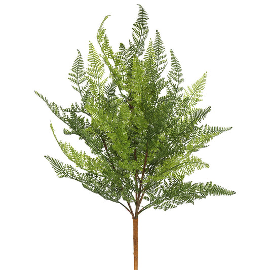 Vickerman 21.5" Artificial Green Lace Fern Bush.