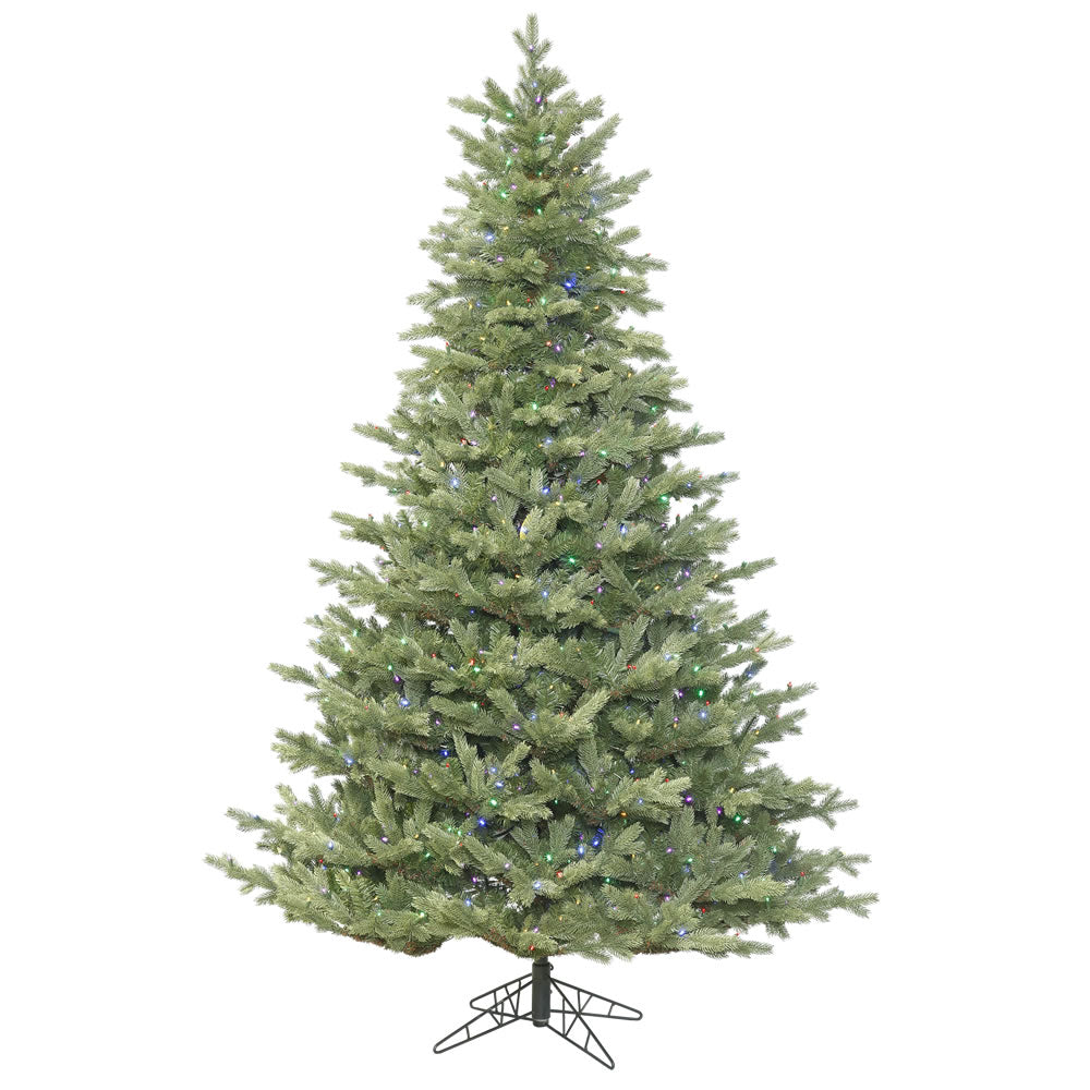 Vickerman 14' Princeston Fraser Fir Artificial Christmas Tree with 2400 Multi-Colored LED Lights