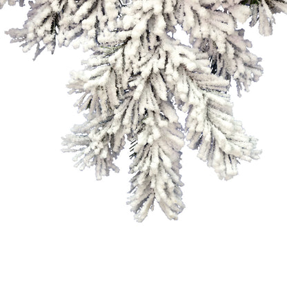 Vickerman 24" Flocked Alaskan Pine Artificial Christmas Swag Unlit