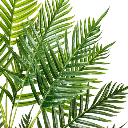 Vickerman 70" Artificial Potted Fern Palm Real Touch Leaves.