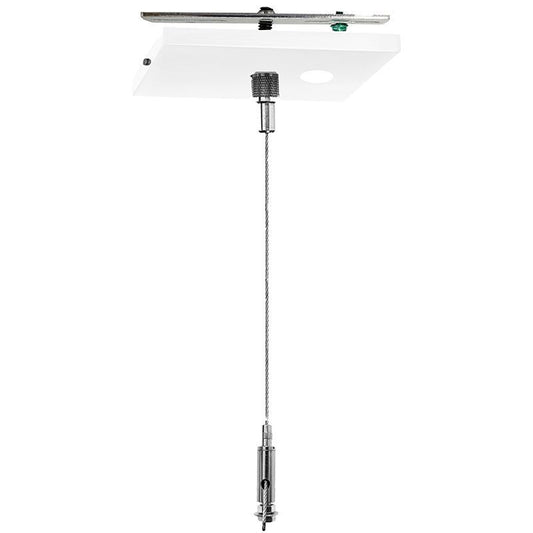 Westgate  Adj. 12Ft 1/16In Single Square Suspension Canopy Set With Keyhole End Connector, Power Side, Without Cord, Commercial Indoor Lighting