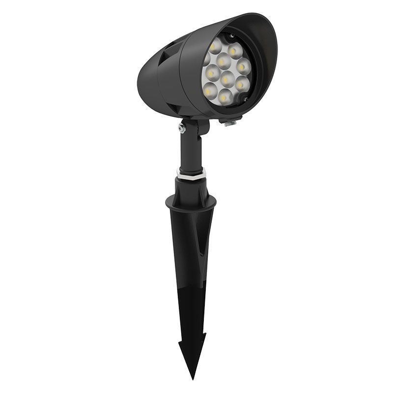 Westgate X-Gen Bullet 12V 12W 30K 60-Degree, Black, Outdoor Lighting, 12W, 1400 Lumens, 3000K, Black Finish